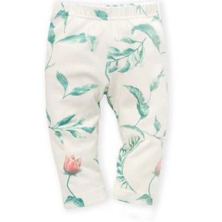 Legginsy z gumką PINOKIO Spring Light ecru w liście