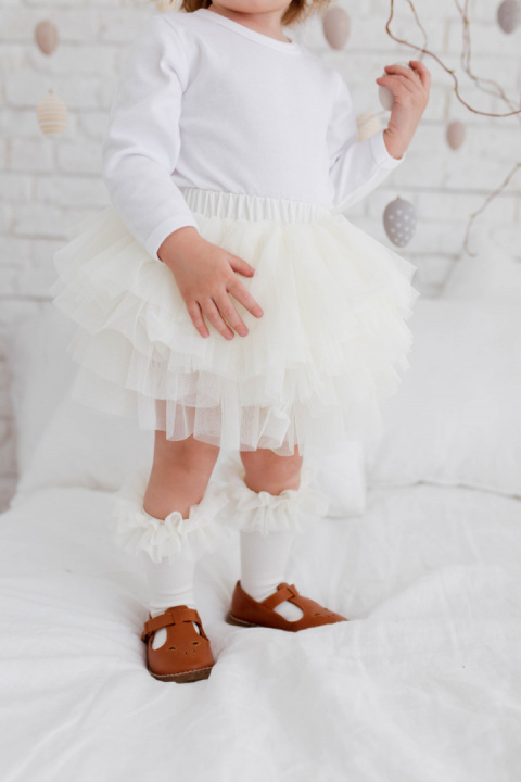 Bloomersy TUTU Manufaktura Falbanek Ecru Bloomersy TUTU Manufaktura Falbanek Ecru