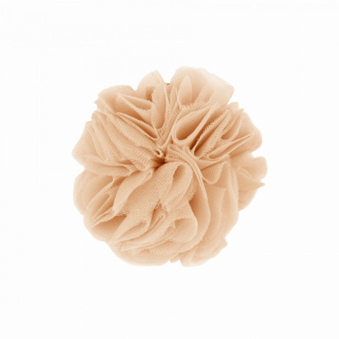 Spinka z pomponem cappucino Manufaktura Falbanek Spinka z pomponem cappucino Manufaktura Falbanek
