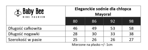 Eleganckie spodnie dla chłopca Mayoral