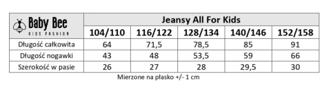 Spodnie Jeansowe All For Kids Grey Spodnie Jeansowe All For Kids Grey