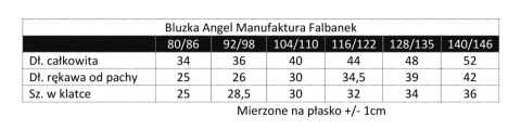 Bluzka Angel Manufaktura Falbanek Ecru