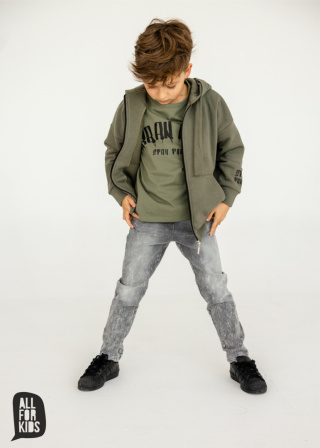 Spodnie Jeansowe Unisex All For Kids Szare