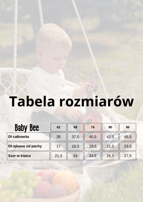 Body Koszula Muślinowa LUCA Barbaras Baby Blue