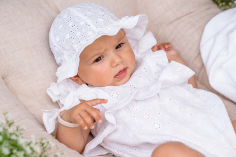 Sukienka Muślinowa z bloomersami Scarlett Jamiks Biała