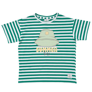 T-Shirt Oversize Hey Popinjay Bucket Stripes