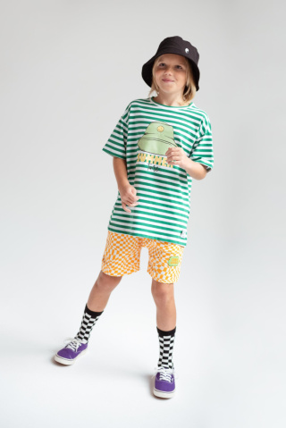 T-Shirt Oversize Hey Popinjay Bucket Stripes