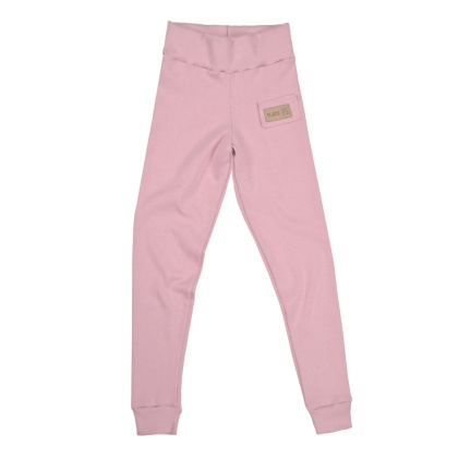 Legginsy Rib Tuss Light Pink