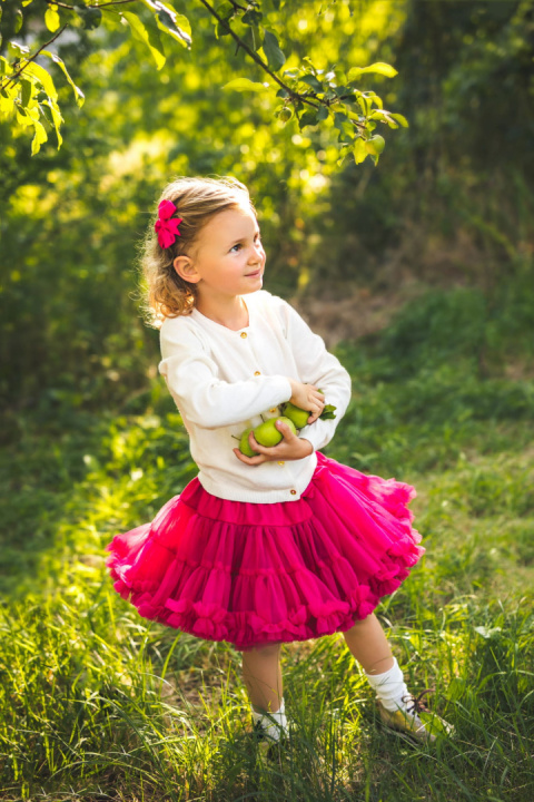 Spódnica PETTISKIRT malina Manufaktura Falbanek