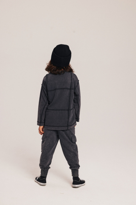 Spodnie Cargo Minikid Vintage Black