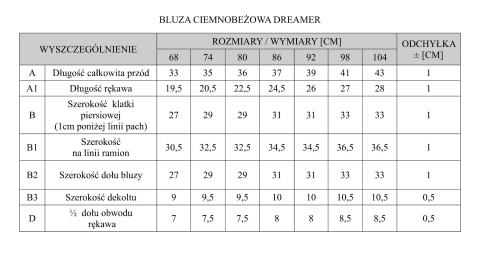 Bluza Pinokio Dreamer ciemnobeżowa