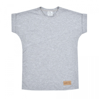 T-shirt Light Grey Cross Tuss