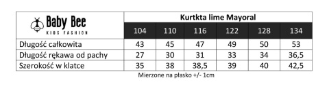 Kurtka przejściowa dla chłopca Mayoral